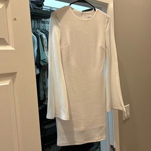 SNDYS white dress for bachelorette or bridal shower